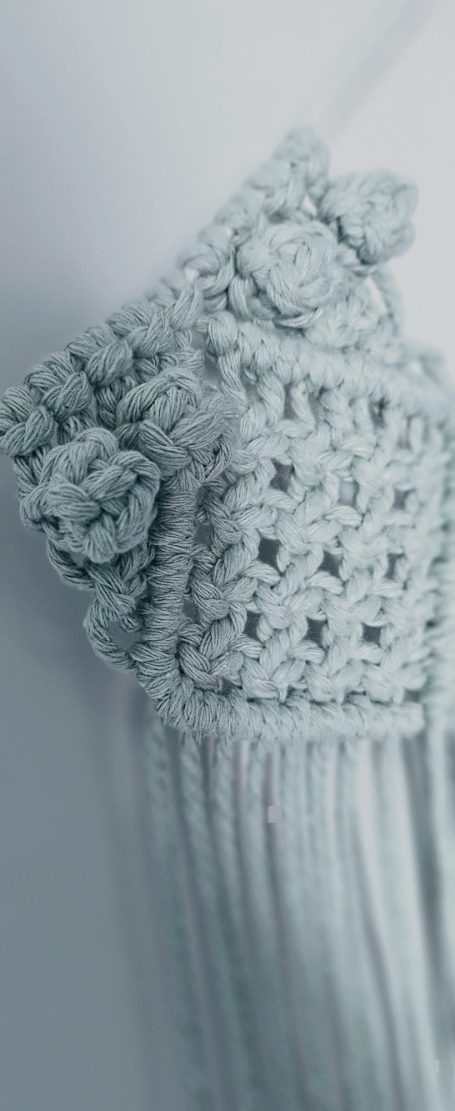 Macrame Blue Bunting