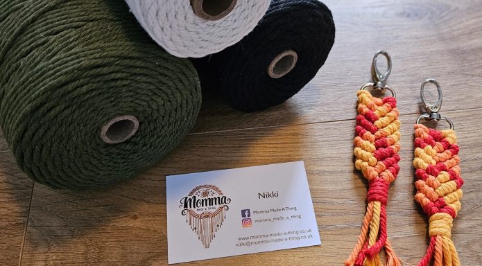 Macrame Key Ring